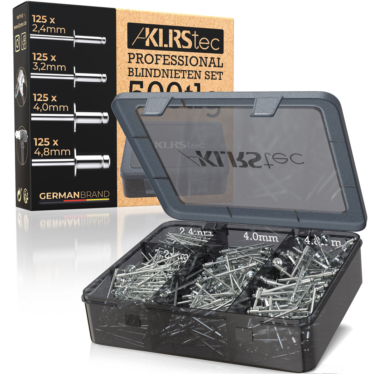 aluminium blindnieten set popnieten sortiment zum fixieren von blechen
