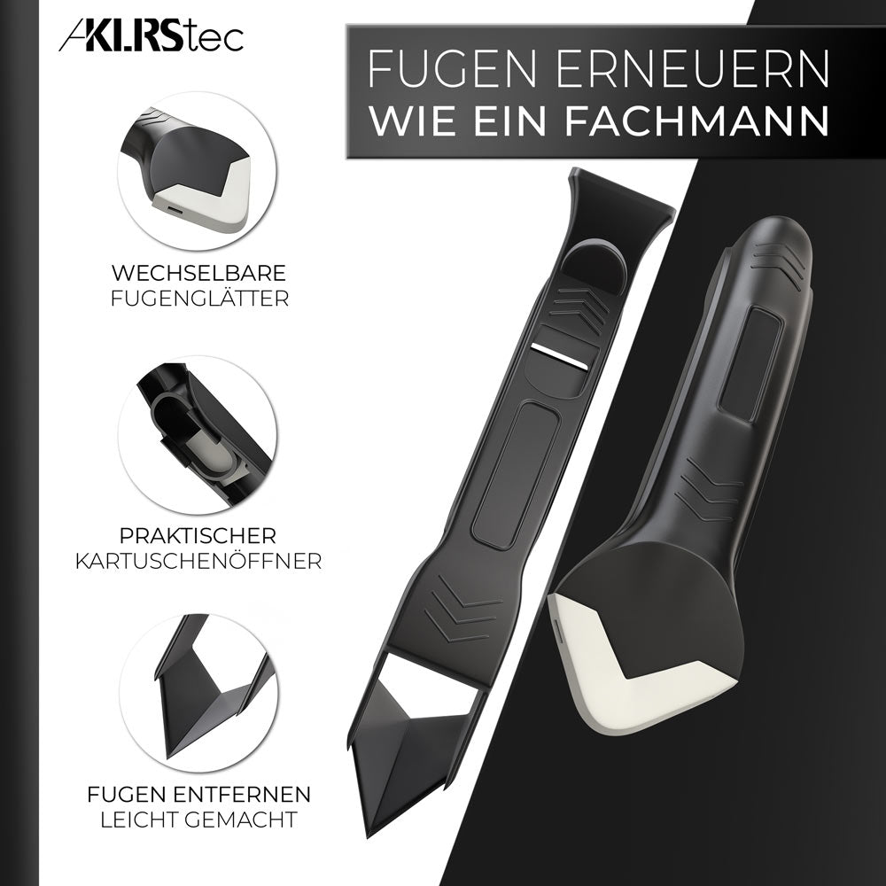 Praktisches Fugenabzieher Set inklusive Silikonentferner