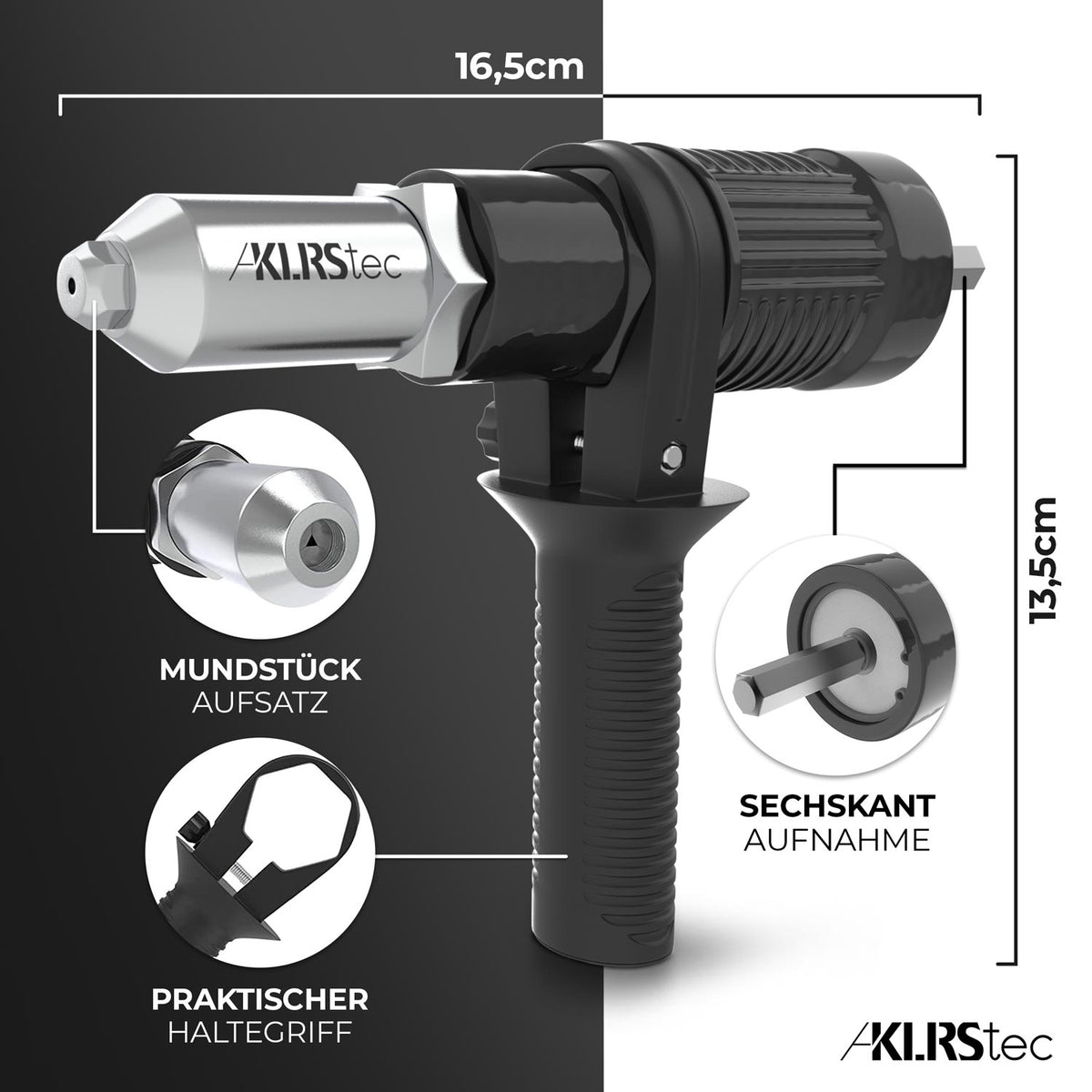 nietenzangen-adapter für akku-schrauber