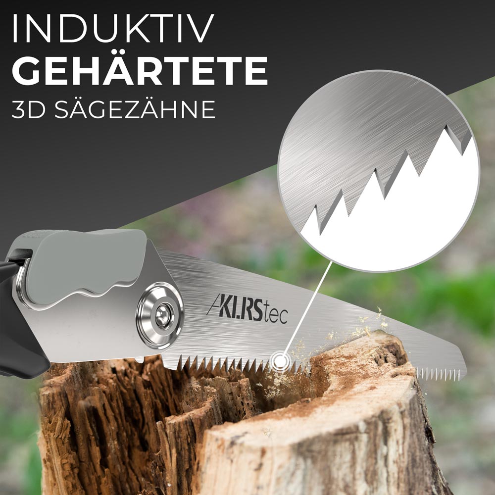 Handsäge von KLRStec Praktische Klappsäge für kleine Sägearbeiten zwischendurch