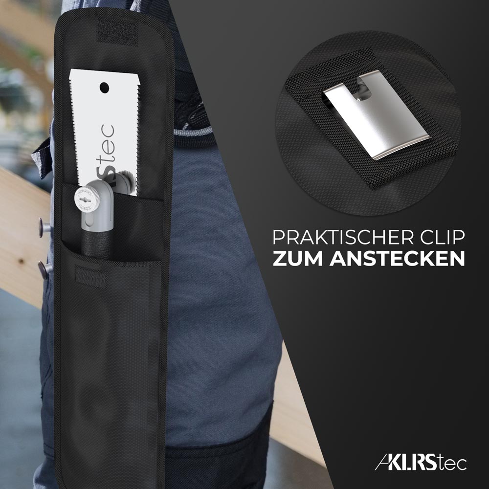 KLRStec Japansäge inkl. Nylon Tasche - Holz sägen wie die Profis