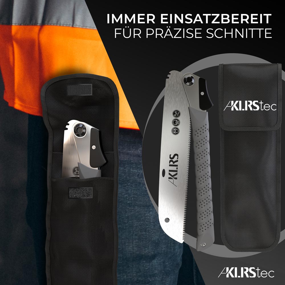 KLRStec Professional Zen Japansäge - Feine Klappsäge für feine Holzarbeiten
