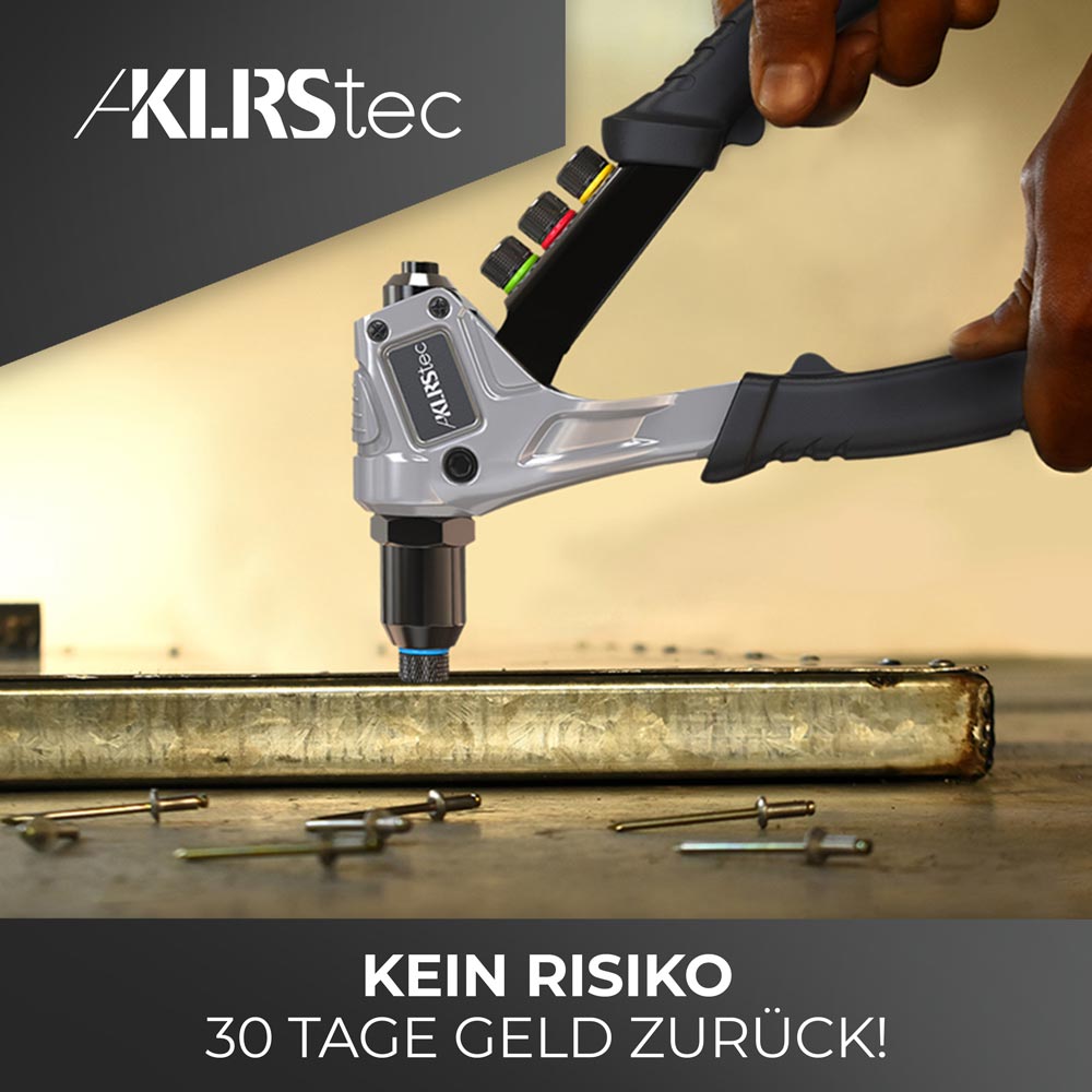 blindnietzange im set mit blindnieten 2,4 3,2 4,0 4,8mm