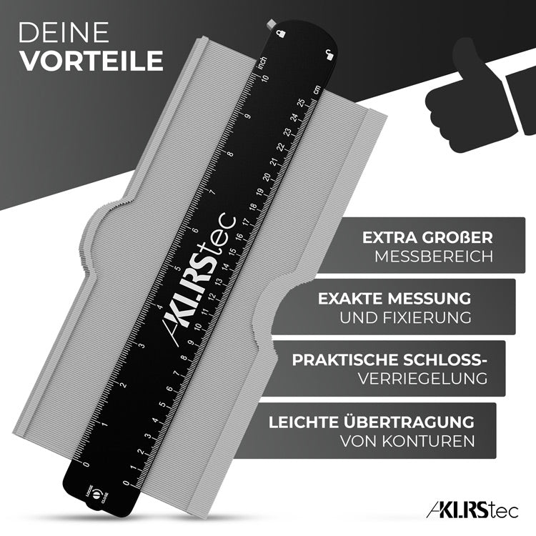 konturemessgerät contour gauge zum laminat verlegen