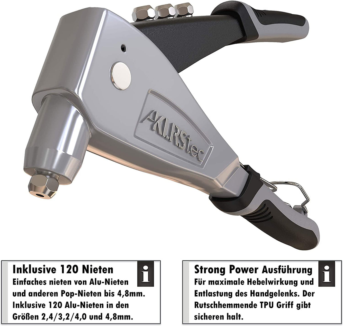 Profi Nietenzange für Popnieten