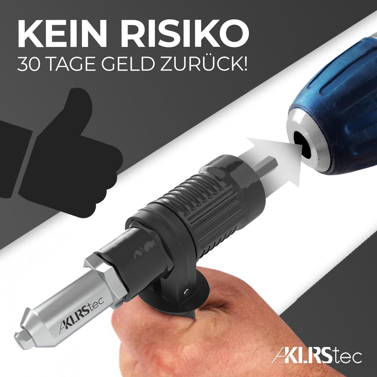 elektrische nietzange zum verarbeiten von stahlnieten