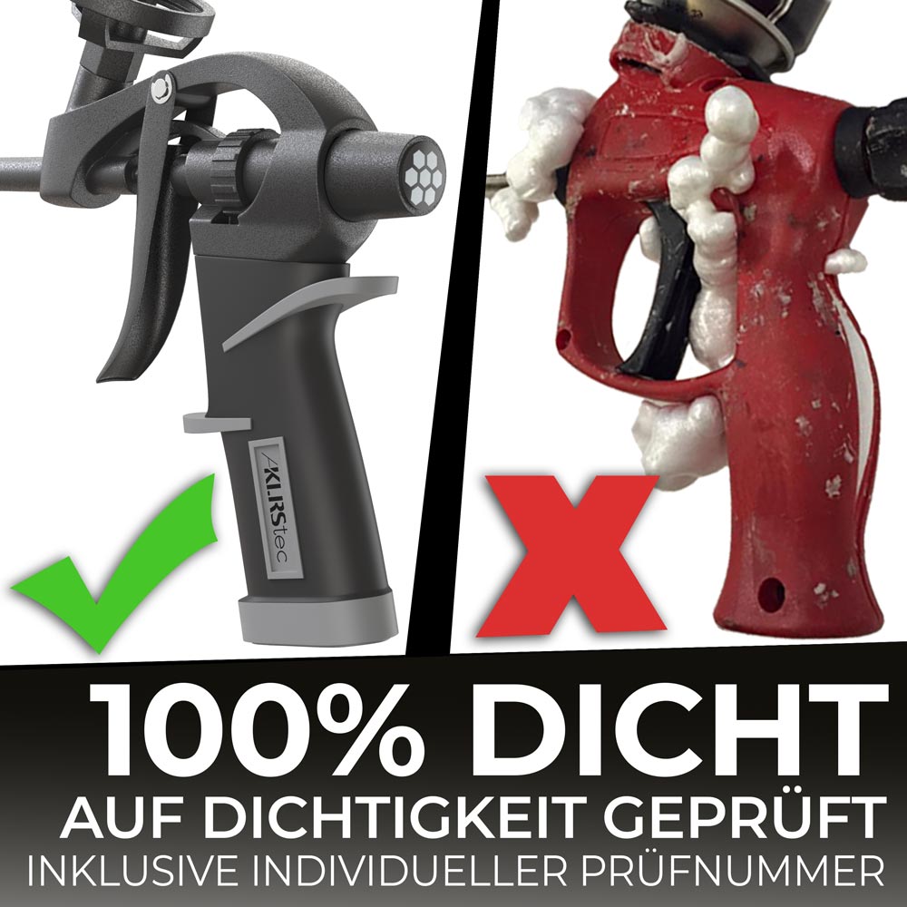 PU-Schaumpistole - Bauschaum verarbeiten leicht gemacht KLRStec