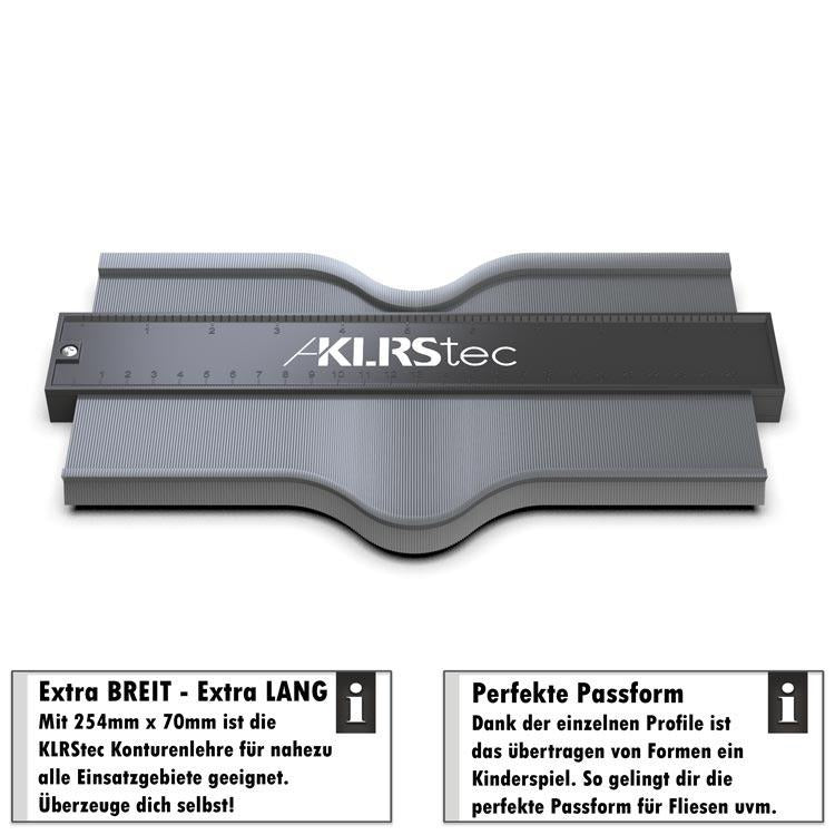 nadelschablone zum abzeichnen von profilen beim boden verlegen