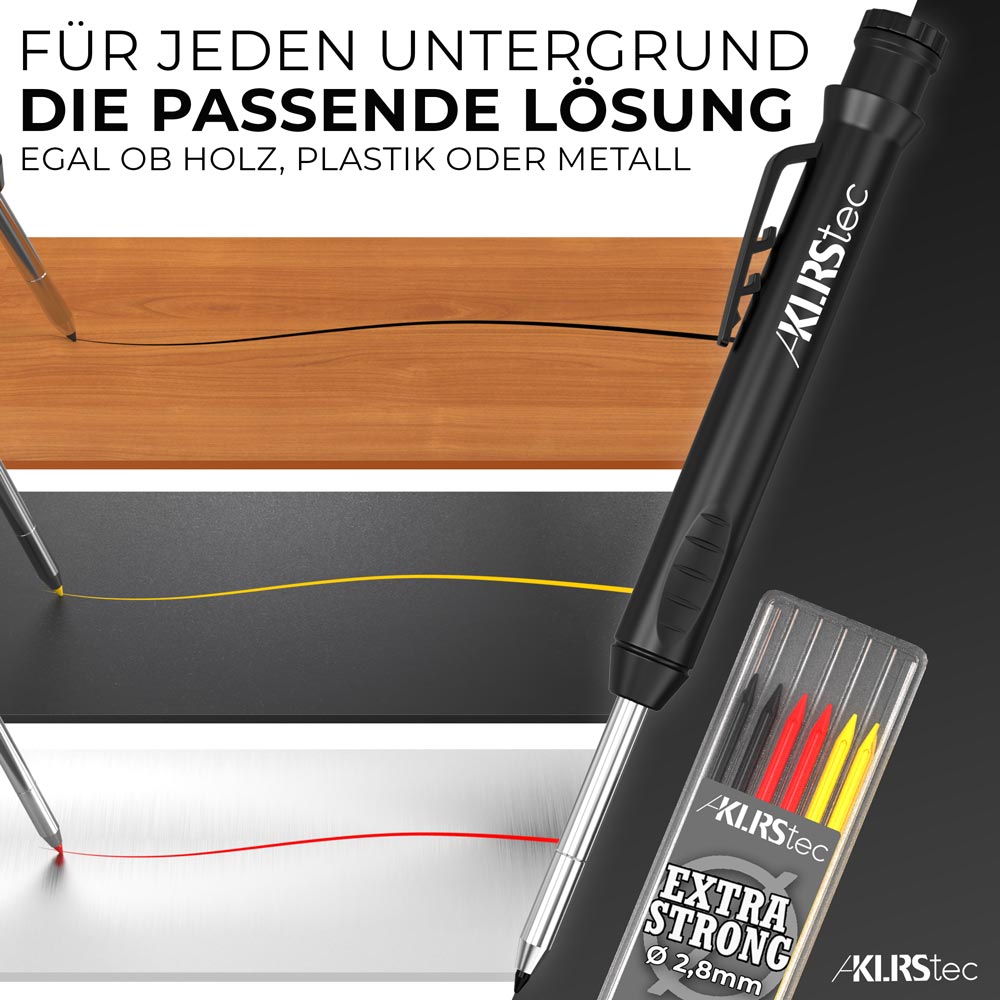 KLRStec Professional Tieflochmarker inkl. 7 Minen